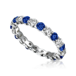 Sapphire & Diamond Eternity Ring