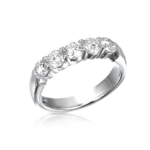 5-Stone, 1ct  Diamond Band