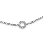 Circle Shape Diamond Links on Long Chain