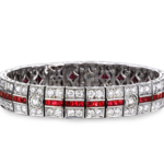Art Deco Ruby Bracelet