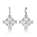 Geometrical Diamond Earrings